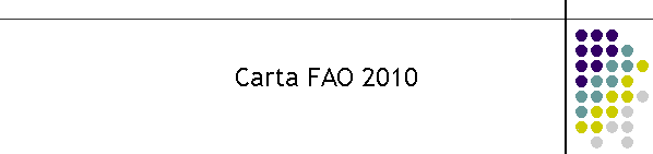 Carta FAO 2010