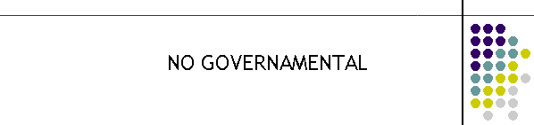 NO GOVERNAMENTAL